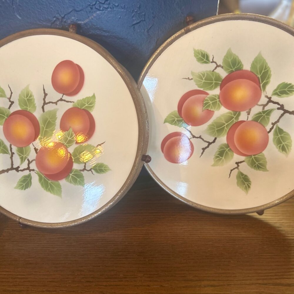 Vintage Mid Century Pair of wall hangings